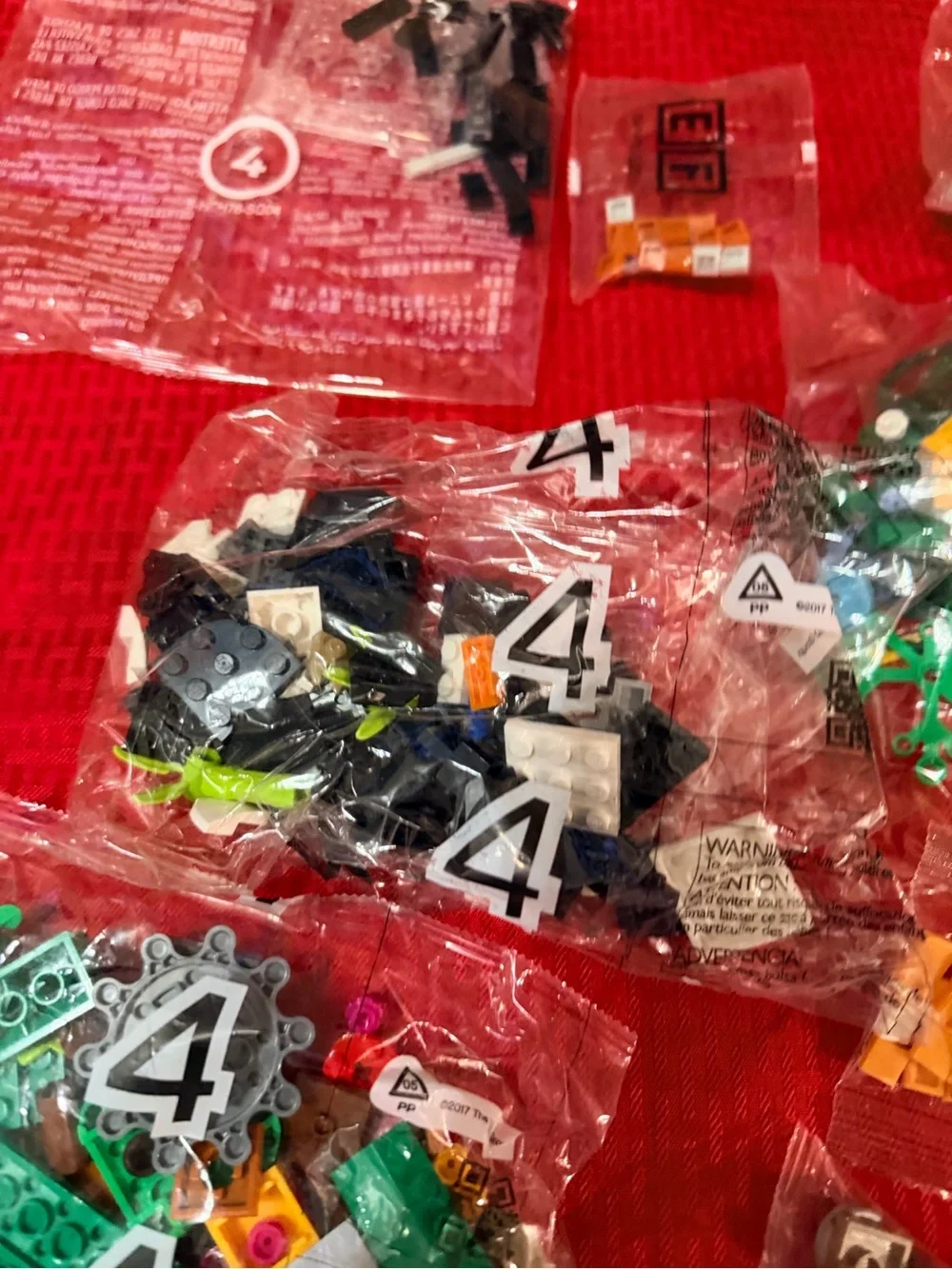 Misc new vintage Lego bags mixed